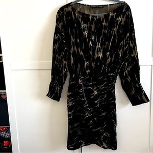 Zara Gold & Black Evening Dress